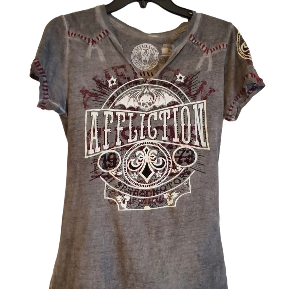 Affliction American Customs Tshirt Women